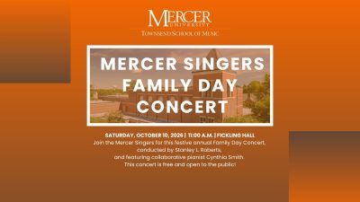 Mercer Singers Family Day Concert