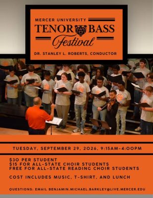 Mercer University Tenor/Bass Festival